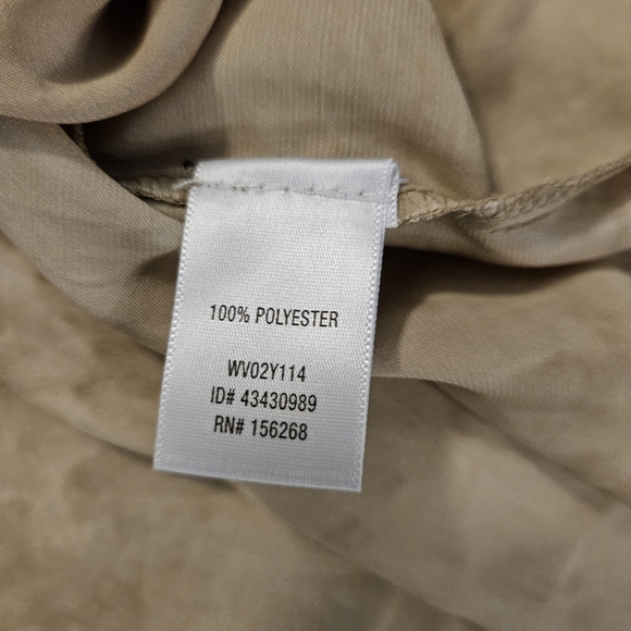 MADISON GREY Tiered Dress Tan Size Small - Picture 6 of 12